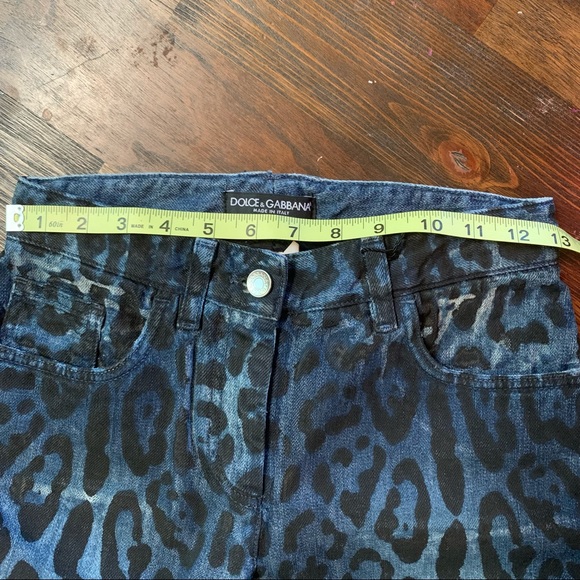 NWOT! Dolce & Gabbana Leopard Print Slim Jeans - Picture 12 of 14